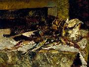 Still Life with Sardines and Sea-Urchins Artist Adolphe Joseph Thomas Monticelli